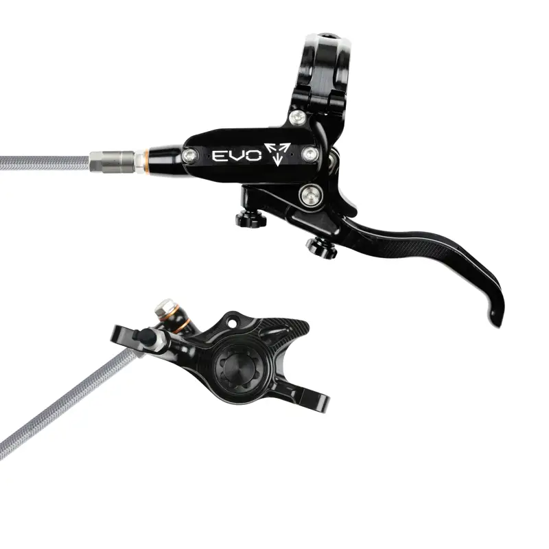Balfes Bikes Hope Brake EVO X2 - No Rotor - BRAIDED - Right Hand in Black/Black | Free postage over £30, £10 off first order, price match & 0% finance.