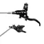Hope Brake EVO X2 - No Rotor -  BRAIDED - Left Hand in Black/Black