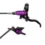 Hope Brake EVO X2 - No Rotor - Left hand in Black/Purple