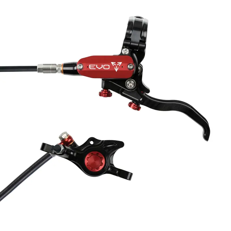 Balfes Bikes Hope Brake EVO X2 - No Rotor - Right Hand in Black/Red | Free postage over £30, £10 off first order, price match & 0% finance.