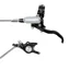Hope Brake EVO X2 - No Rotor -  BRAIDED - Left Hand in Black/Silver