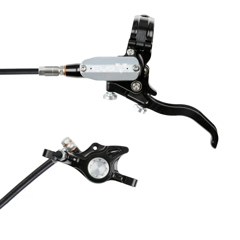Balfes Bikes Hope Brake EVO X2 - No Rotor - Left hand in Black/Silver | Free postage over £30, £10 off first order, price match & 0% finance.