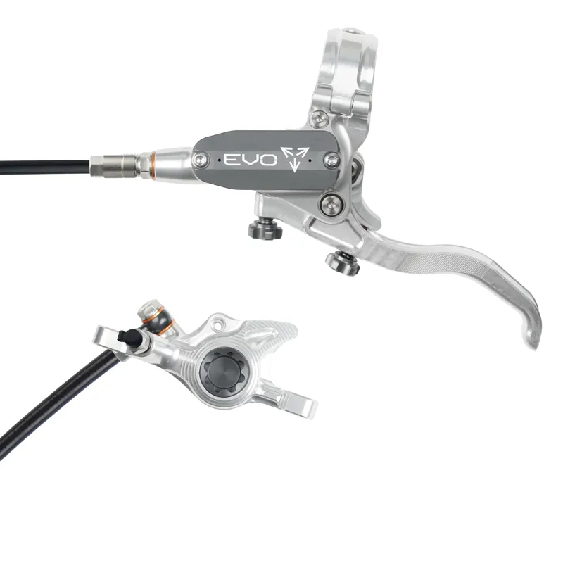 Hope Brake EVO X2 - No Rotor - Left hand in Silver/Smoke