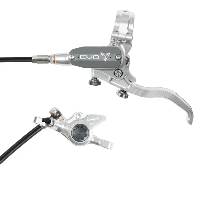 Balfes Bikes Hope Brake EVO X2 - No Rotor - Left hand in Silver/Smoke | Free postage over £30, £10 off first order, price match & 0% finance.