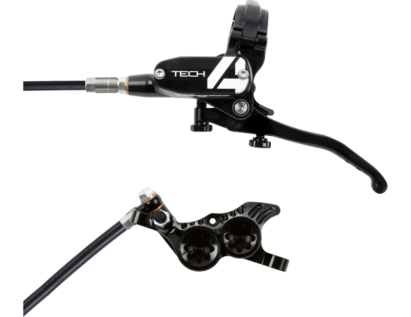 Hope Tech 4 V4 Brake Set - No Rotor - in Black/Black