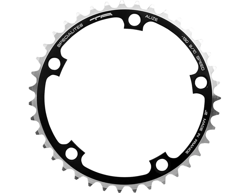 Balfes Bikes Specialites Ta TA1Alize 130pcd 39T 9/10/11 Speed Inner Chainring in Black | Free postage over £30, £10 off first order, price match & 0% finance.