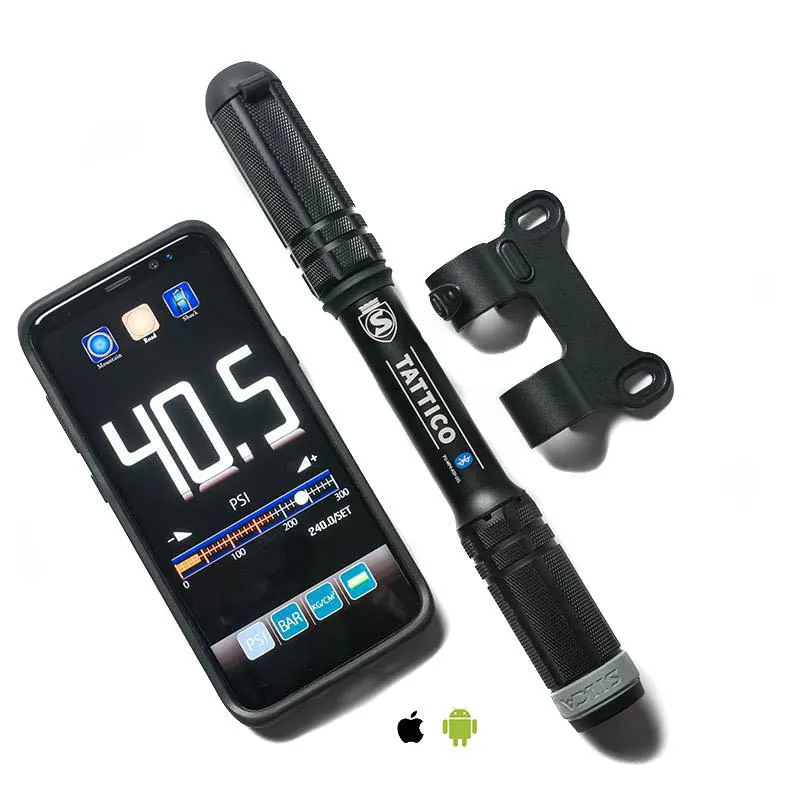 Silca Tattico Bluetooth Mini Pump in Black