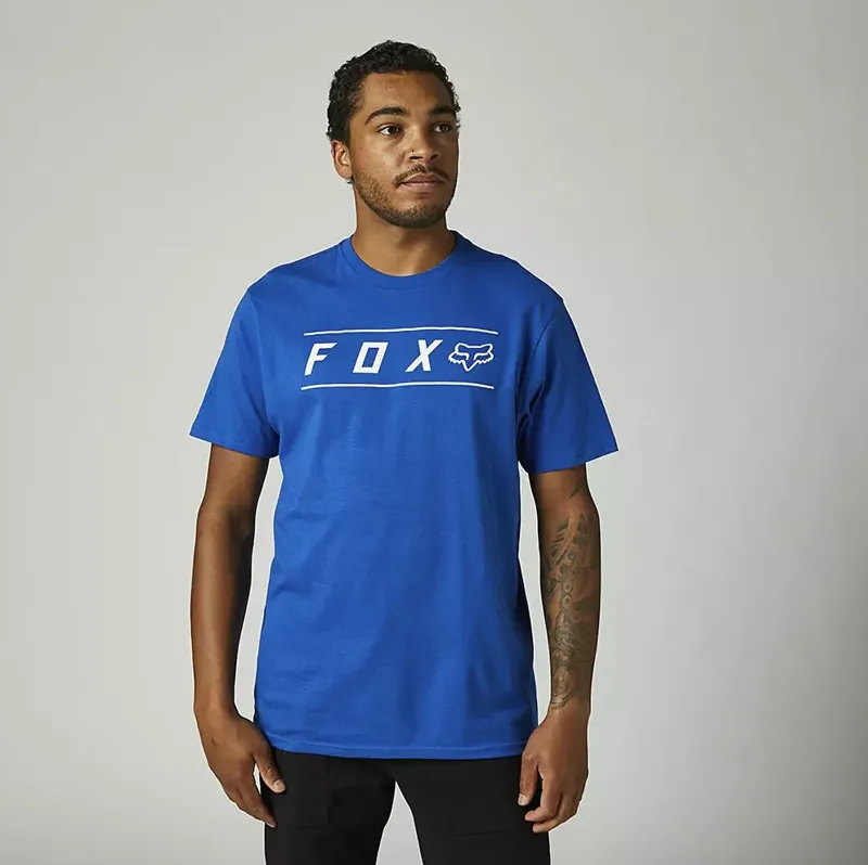 Fox Racing Clothing Pinnacle SS Premium Tee in Royal Blue