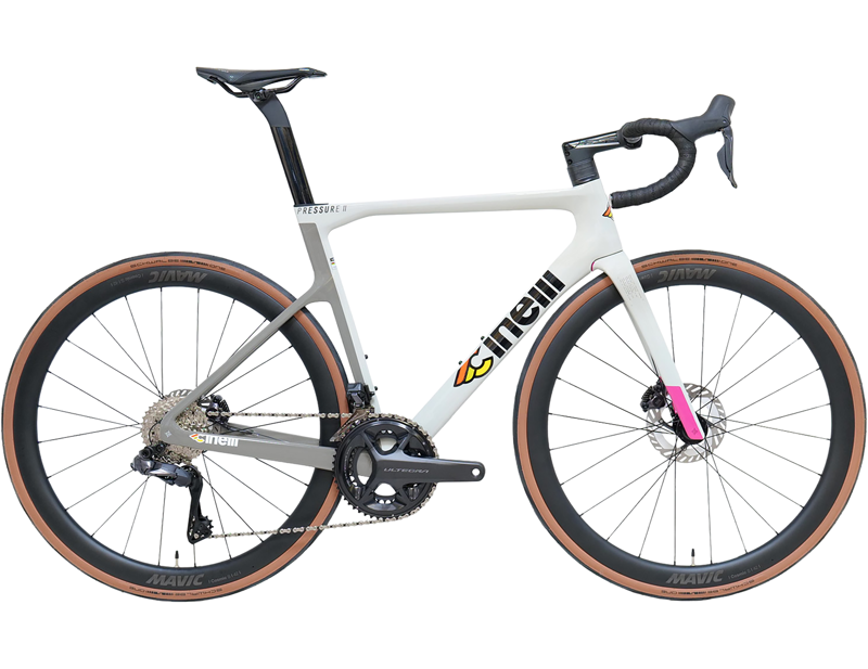 Cinelli Pressure II Ultegra DI2 Magene Powermeter Road Bike 2027 in Grey