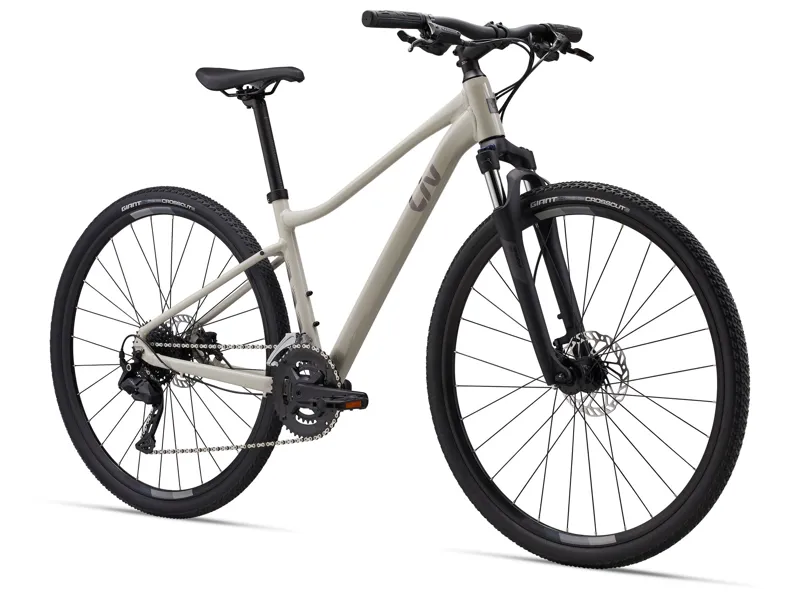 Liv Rove 3 Hybrid Bike 2026 in Pulp Gray-1