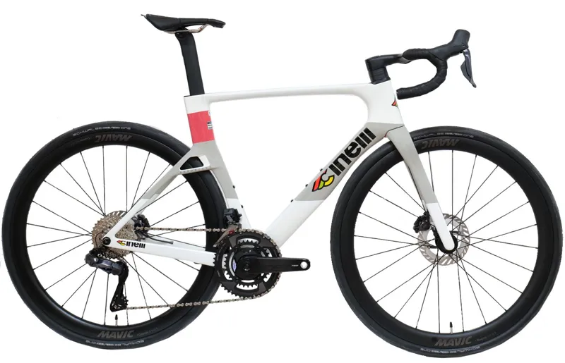 Cinelli Aeroscoop Ultegra Di2 Magene Powermeter Road Bike 2027 in Coral White