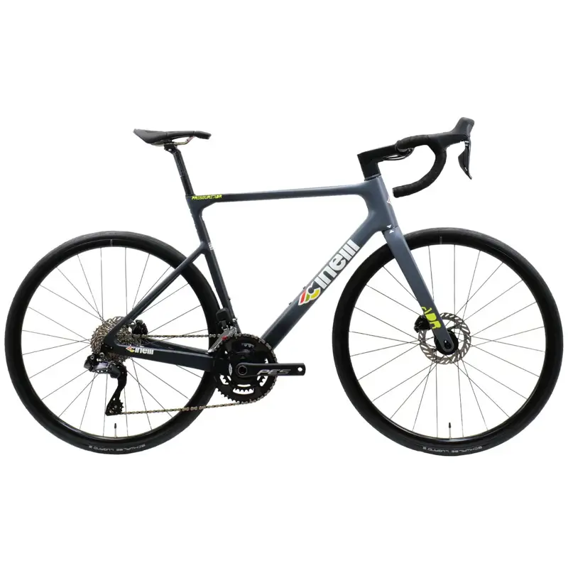Balfes Bikes Cinelli Pressure ADR 105 Di2 Magene Powermeter Road Bike 2027 in Double Grey | Free postage over £30, £10 off first order, price match & 0% finance.