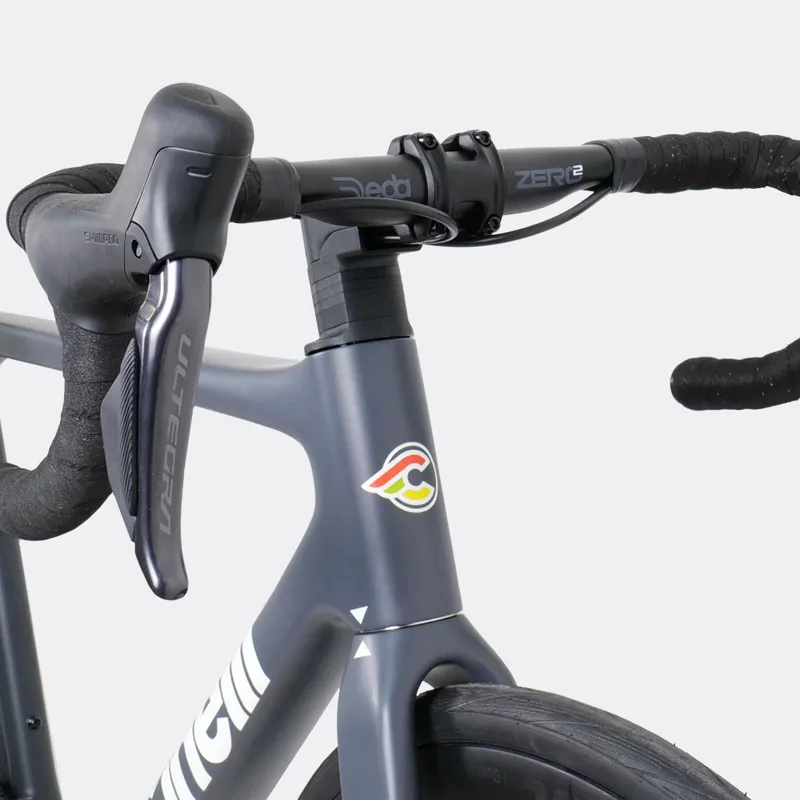Cinelli Pressure ADR 105 Di2 Magene Powermeter Road Bike 2027 in Double Grey-4