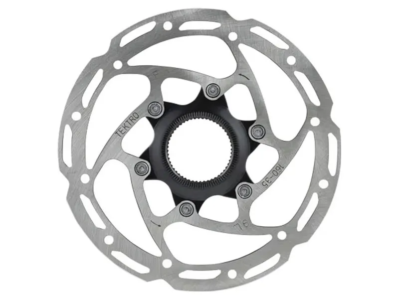 Tektro Rotor TR140-35 140mm Center Lock 140mm in Black Silver