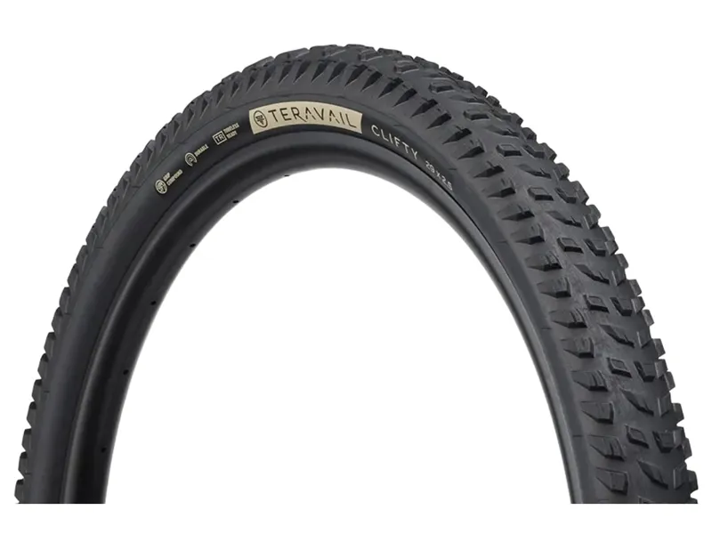 Teravail Clifty 29 inch Tubeless Ready Folding Tire in Black
