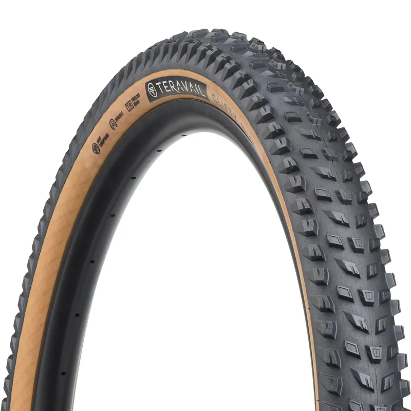 Teravail Clifty 29 inch Tubeless Ready Folding Tire in Black/Tan-1