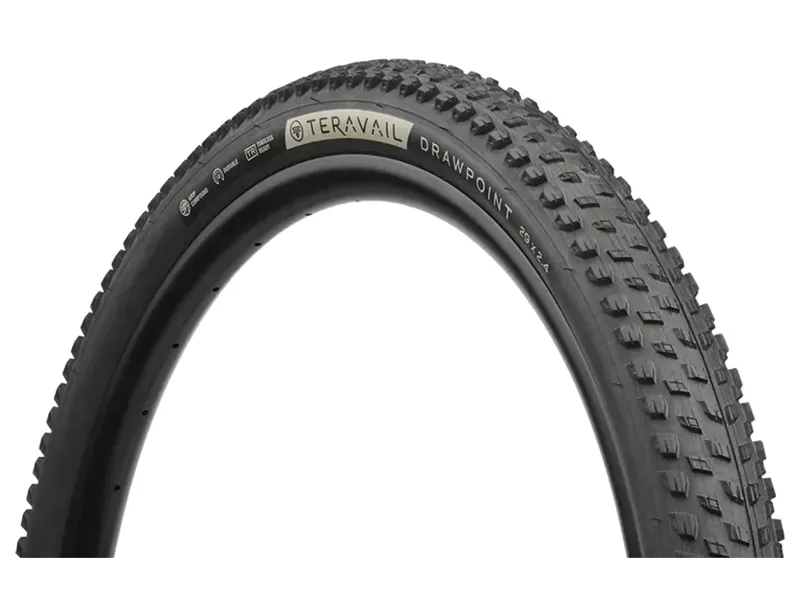 Teravail Drawpoint 29 Durable Tubeless Ready Folding Tire in Black-1