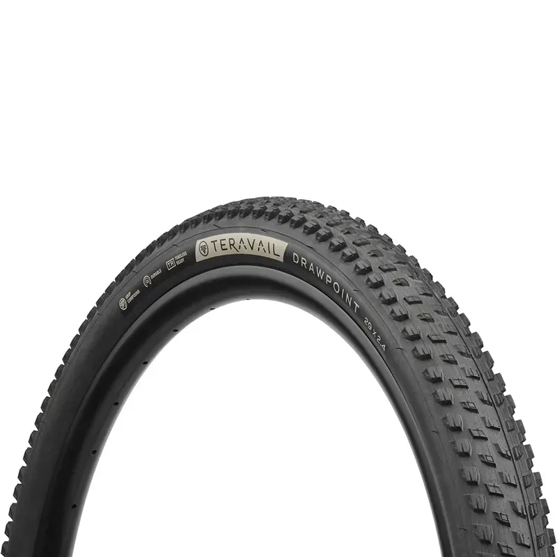 Teravail Drawpoint 29 Durable Tubeless Ready Folding Tire in Black-1