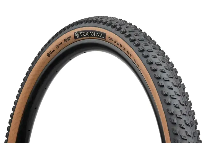 Teravail Drawpoint 29 Light and Supple Tubeless Ready Folding Tire in Black/Tan-1