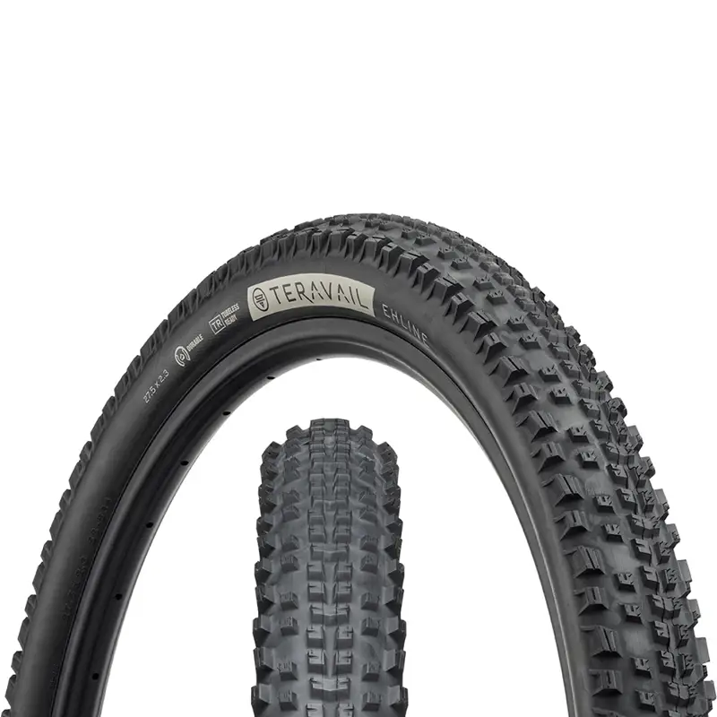 Balfes Bikes Teravail Ehline 27.5in Tubeless Ready Folding XC/Trail Light and Supple 60Tpi Casing in Black | Free postage over £30, £10 off first order, price match & 0% finance.