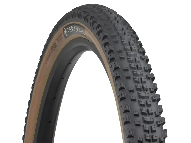 Teravail Ehline 29 inch Tubeless Ready Folding XC/Trail Durable Fast Compound 60Tpi Casing in Black/Tan