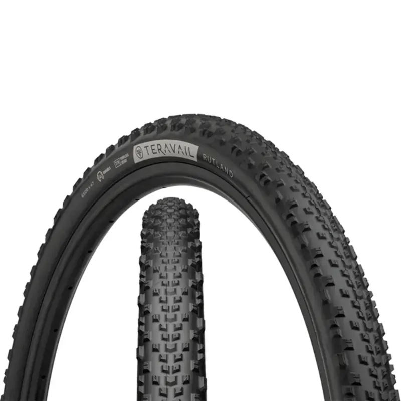Balfes Bikes Teravail Rutland 29 inch Durable Tubeless Ready Folding Gravel Tire in Black | Free postage over £30, £10 off first order, price match & 0% finance.