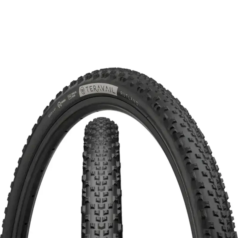 Balfes Bikes Teravail Rutland 29 inch Durable Tubeless Ready Folding Gravel Tire in Black | Free postage over £30, £10 off first order, price match & 0% finance.