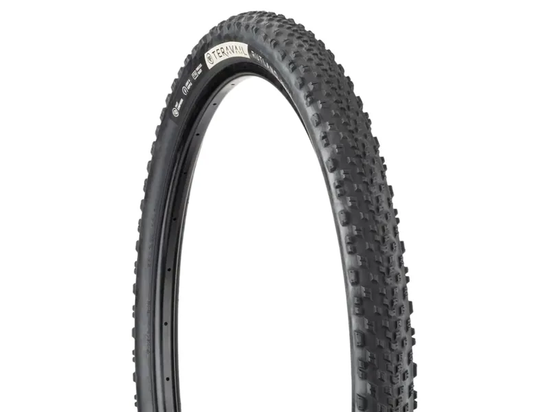 Teravail Rutland 700c Tubeless Ready Folding Gravel Durable Fast Compound 60Tpi Casing in Black
