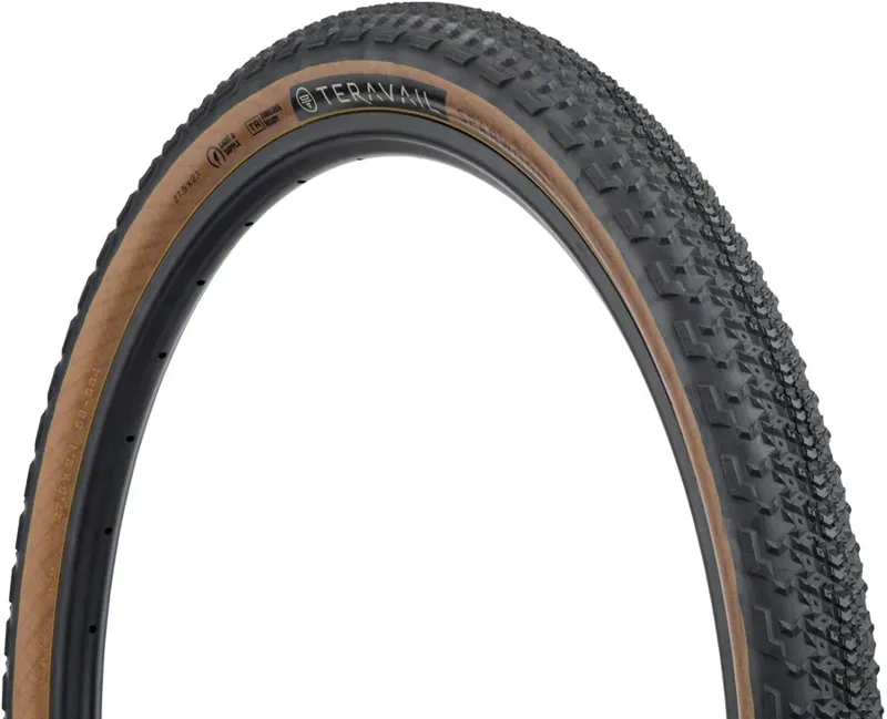 Teravail Sparwood Light and Supple 27.5 inch Tubeless Ready Folding Bead 60Tpi Casing in Black/Tan-1