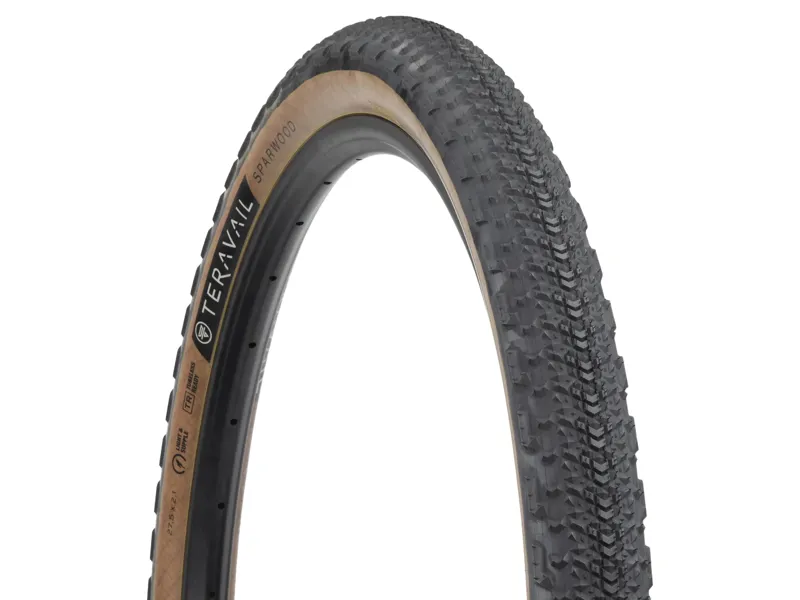 Teravail Sparwood 29 inch Durable Tubeless Ready Adventure Tire in Black/Tan-1