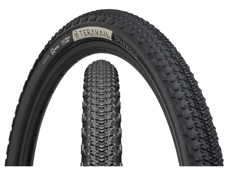 Teravail Sparwood 29in Tubeless Ready Folding Adventure/Bikepacking Light and Supple 60Tpi Casing in Black