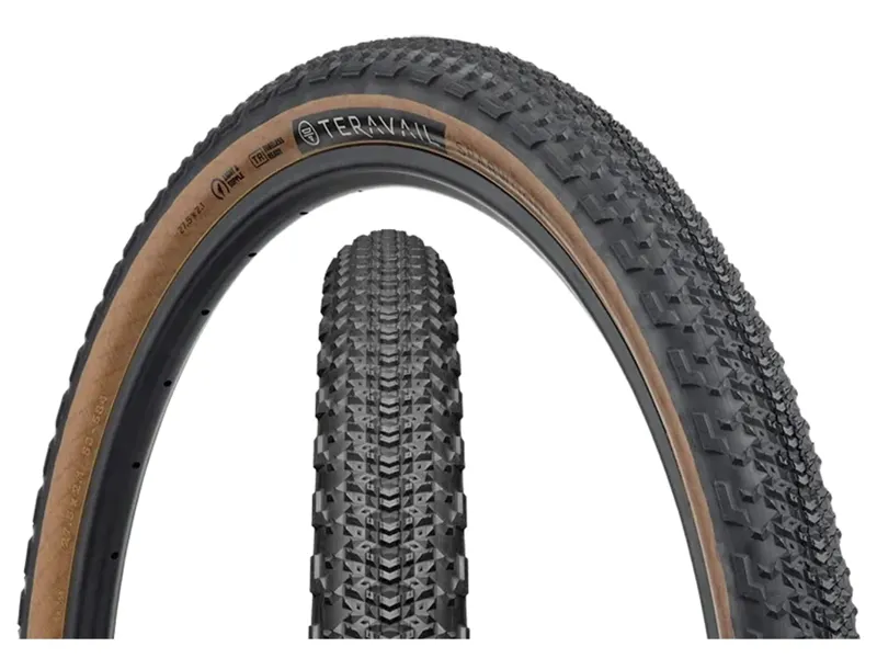 Teravail Sparwood 29in Tubeless Ready Folding Adventure/Bikepacking Light and Supple 60Tpi Casing in Black/Tan