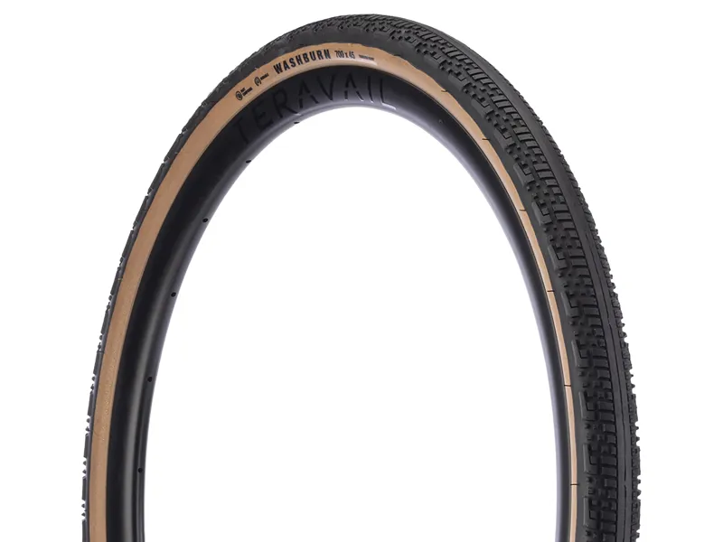 Teravail Washburn 700c Light and Supple Gravel Tyre in Tan