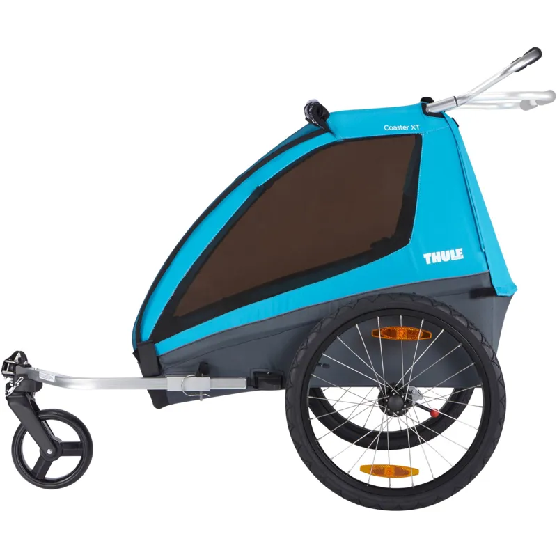 Thule Coaster XT - 2-Seat Bike Trailer in Blue-1