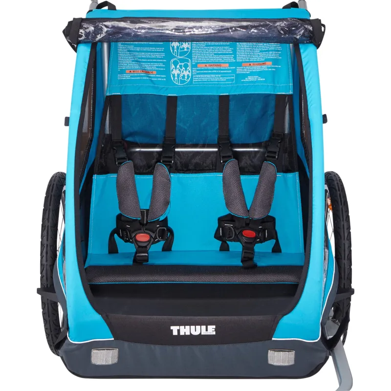 Thule Coaster XT - 2-Seat Bike Trailer in Blue-3