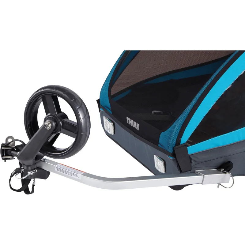 Thule Coaster XT - 2-Seat Bike Trailer in Blue-4