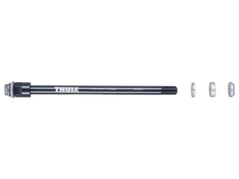Thule Spare TH Thru Axle M12 x 1.0 169-184mm in Black/Silver