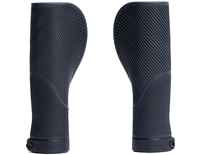Brompton Ergonomic Grips in Black/Grey