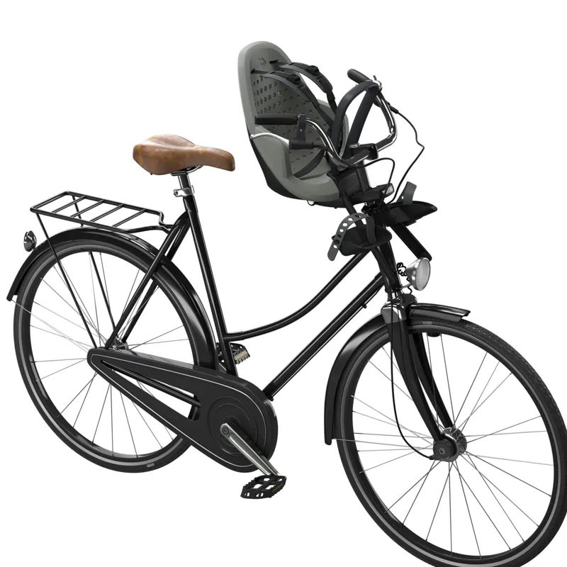 Thule Yepp 2 Mini Stem Mount Front Child Seat in Agave Grey-2