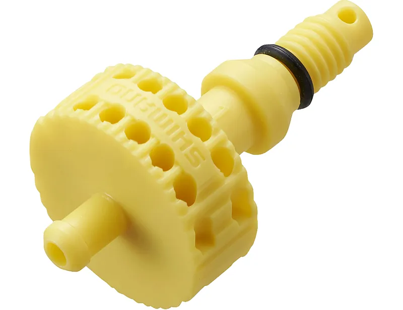 Balfes Bikes Shimano TL-BR52 Bleed Adapter and O-ring in Yellow | Free postage over £30, £10 off first order, price match & 0% finance.