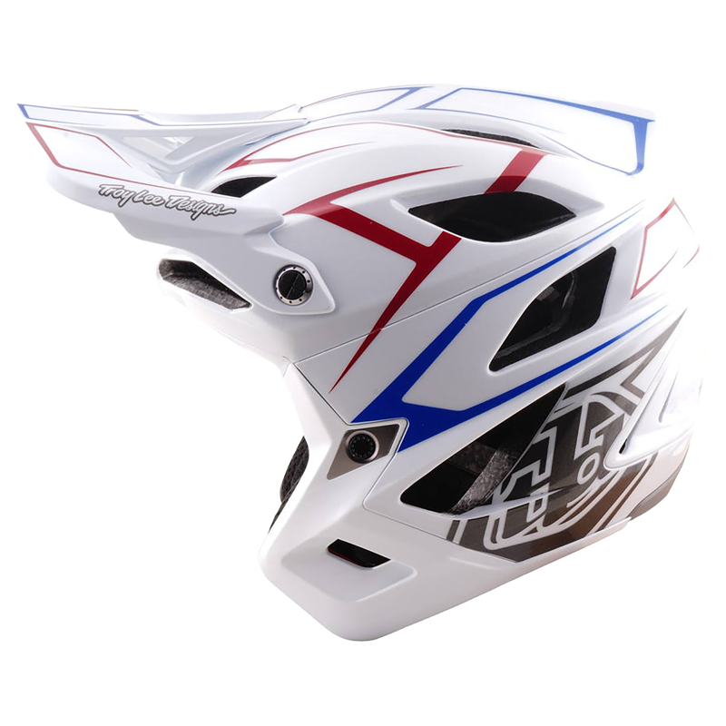 Balfes Bikes Troy Lee Designs Troy Lee Stage Stunt MIPS 3/4 Helmet in Pinstripe White | Free postage over £30, £10 off first order, price match & 0% finance.