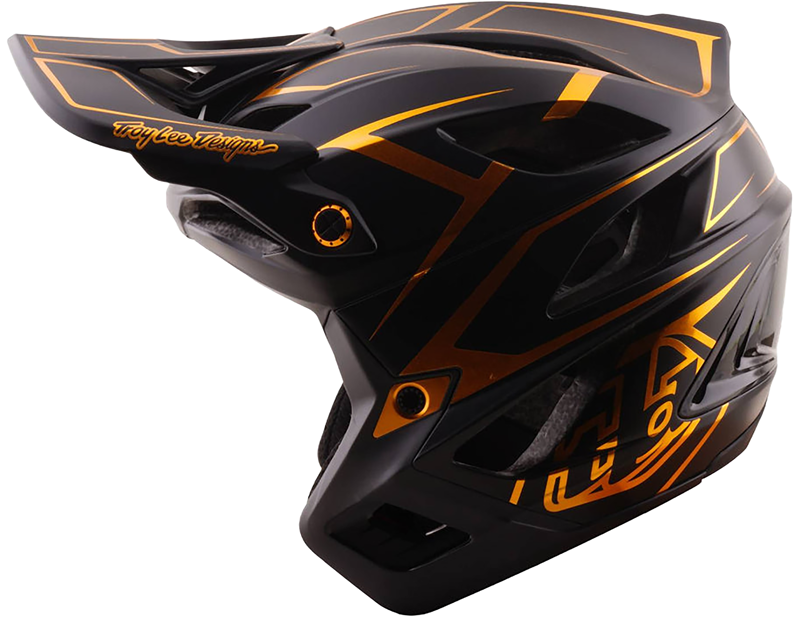 Troy Lee Stage Stunt MIPS 3/4 Helmet in Pinstripe Black-2