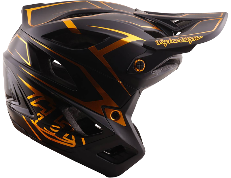 Troy Lee Stage Stunt MIPS 3/4 Helmet in Pinstripe Black-4