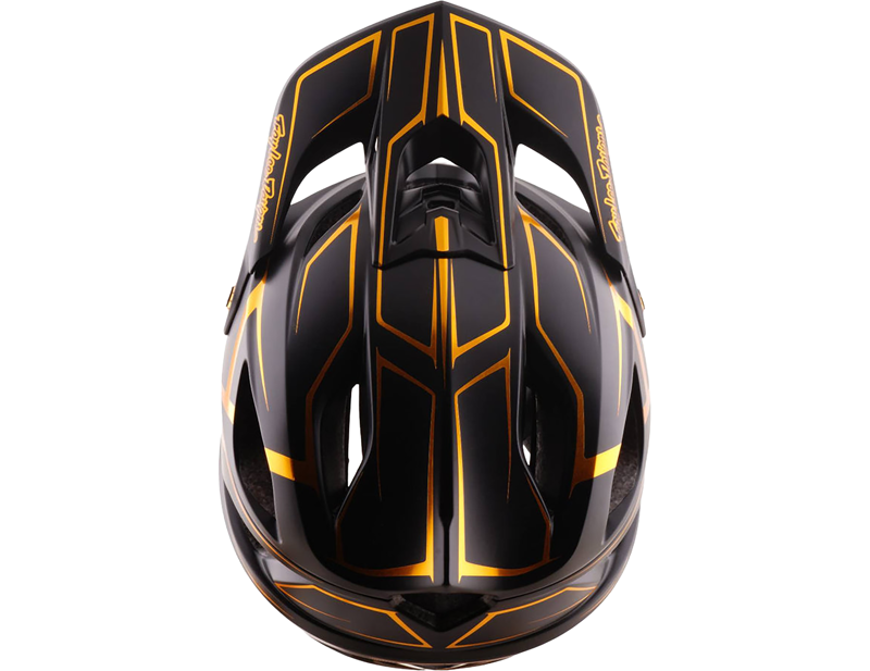 Troy Lee Stage Stunt MIPS 3/4 Helmet in Pinstripe Black-6
