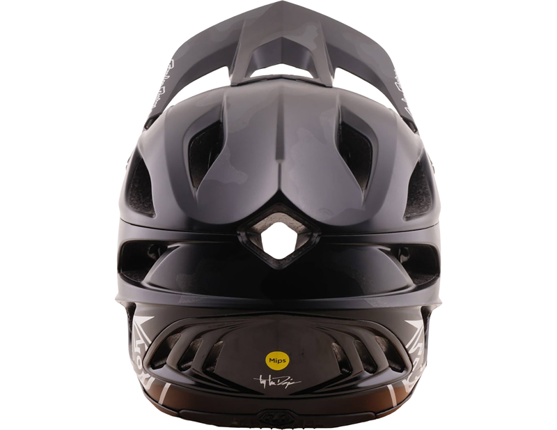 Troy Lee Stage Stunt MIPS 3/4 Helmet in Split Black Camo-4