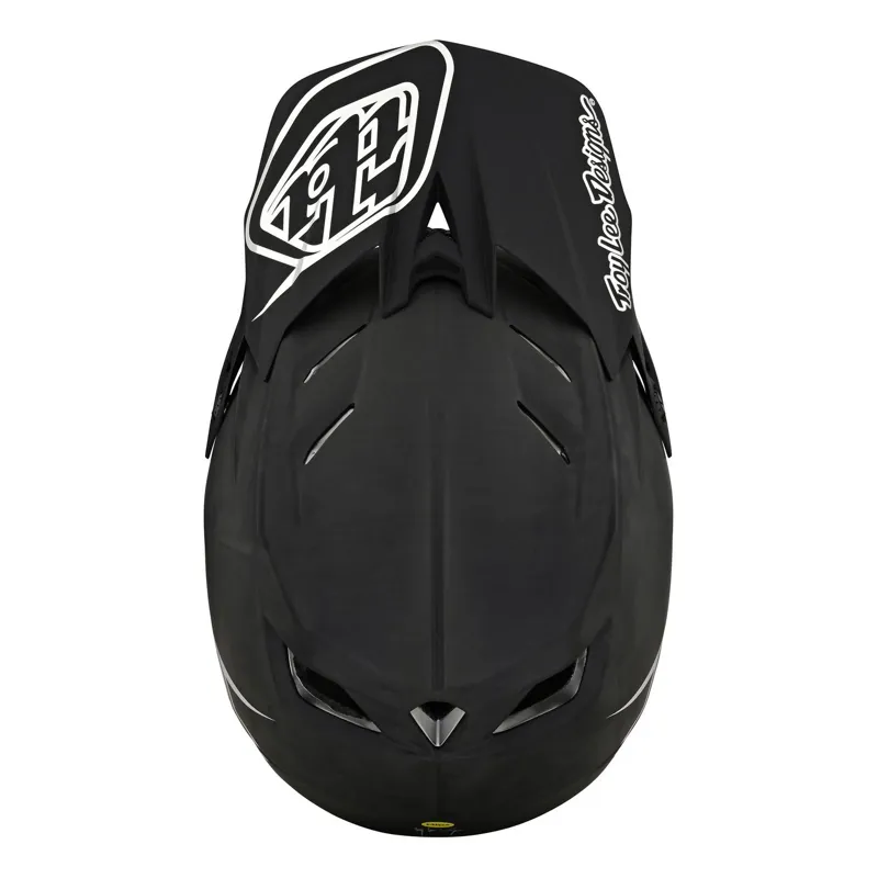 Troy Lee Designs D4 Carbon Helmet in Stealth Black-3