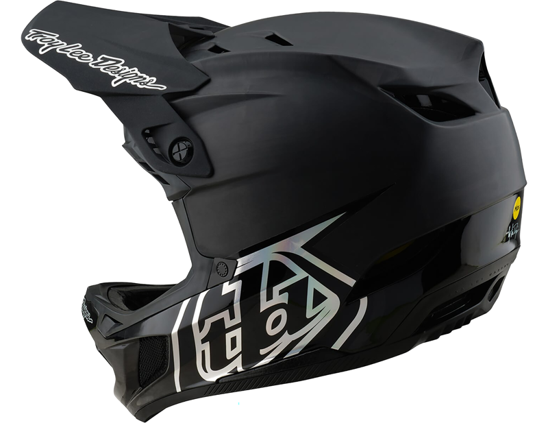 Troy Lee Designs D4 Carbon MIPS Helmet in Stealth Black-4