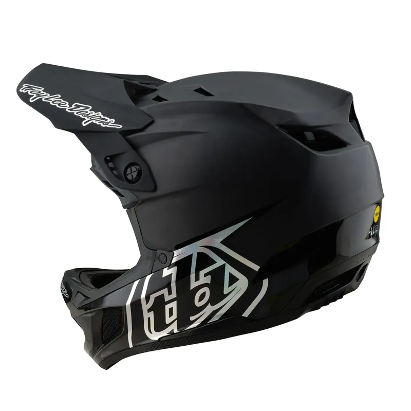 Troy Lee Designs D4 Carbon Helmet in Stealth Black-1