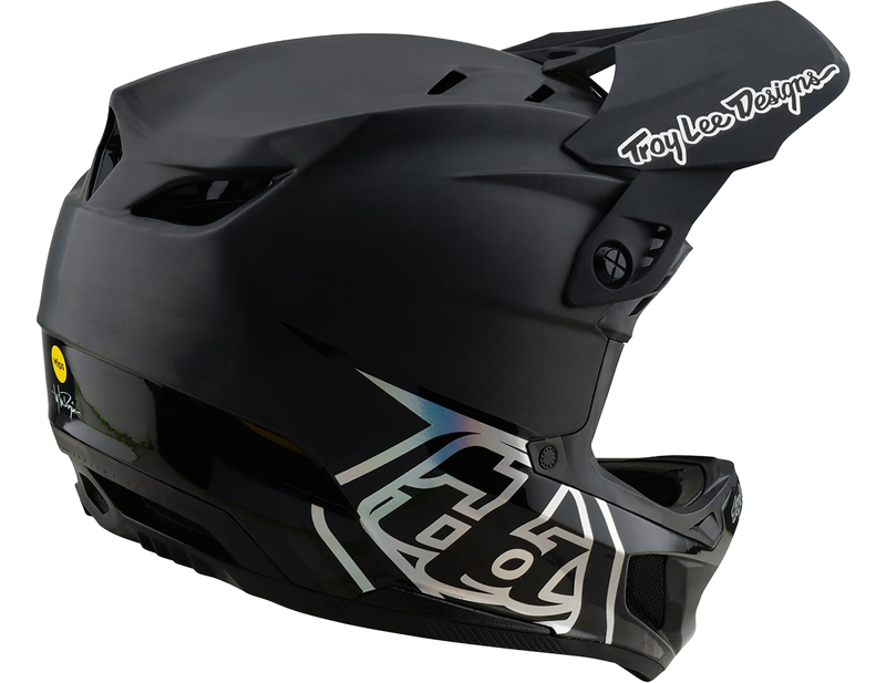 Troy Lee Designs D4 Carbon MIPS Helmet in Stealth Black-5