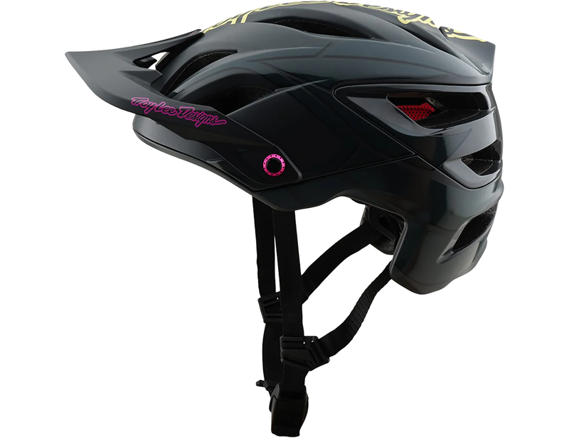 Troy Lee Designs A3 MIPS Helmet in Ghostwing Charcoal-1